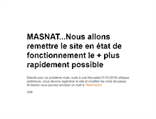 Tablet Screenshot of masnat.fr